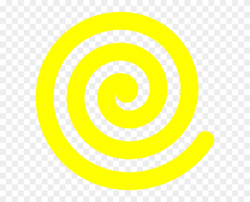 Spiral Clipart Yellow - Black And Yellow Spiral Gif - Png Download #988040