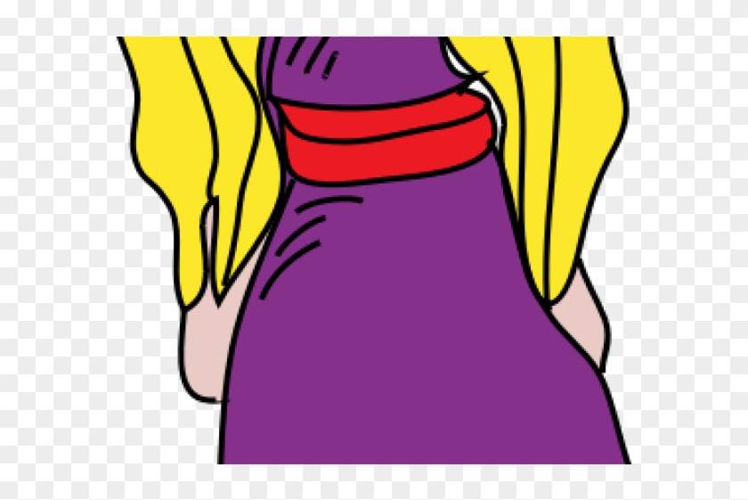 Girl Clipart Blonde Hair - Png Download