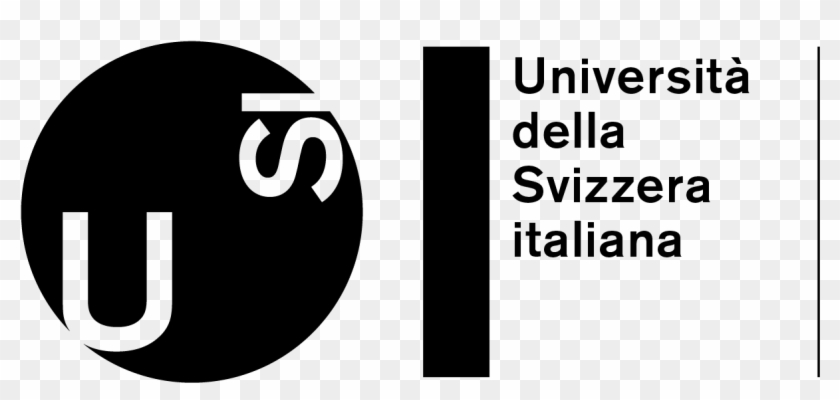 Logo Usi Black Static Model Web Horizontal - Università Della Svizzera Italiana Logo Clipart #988292