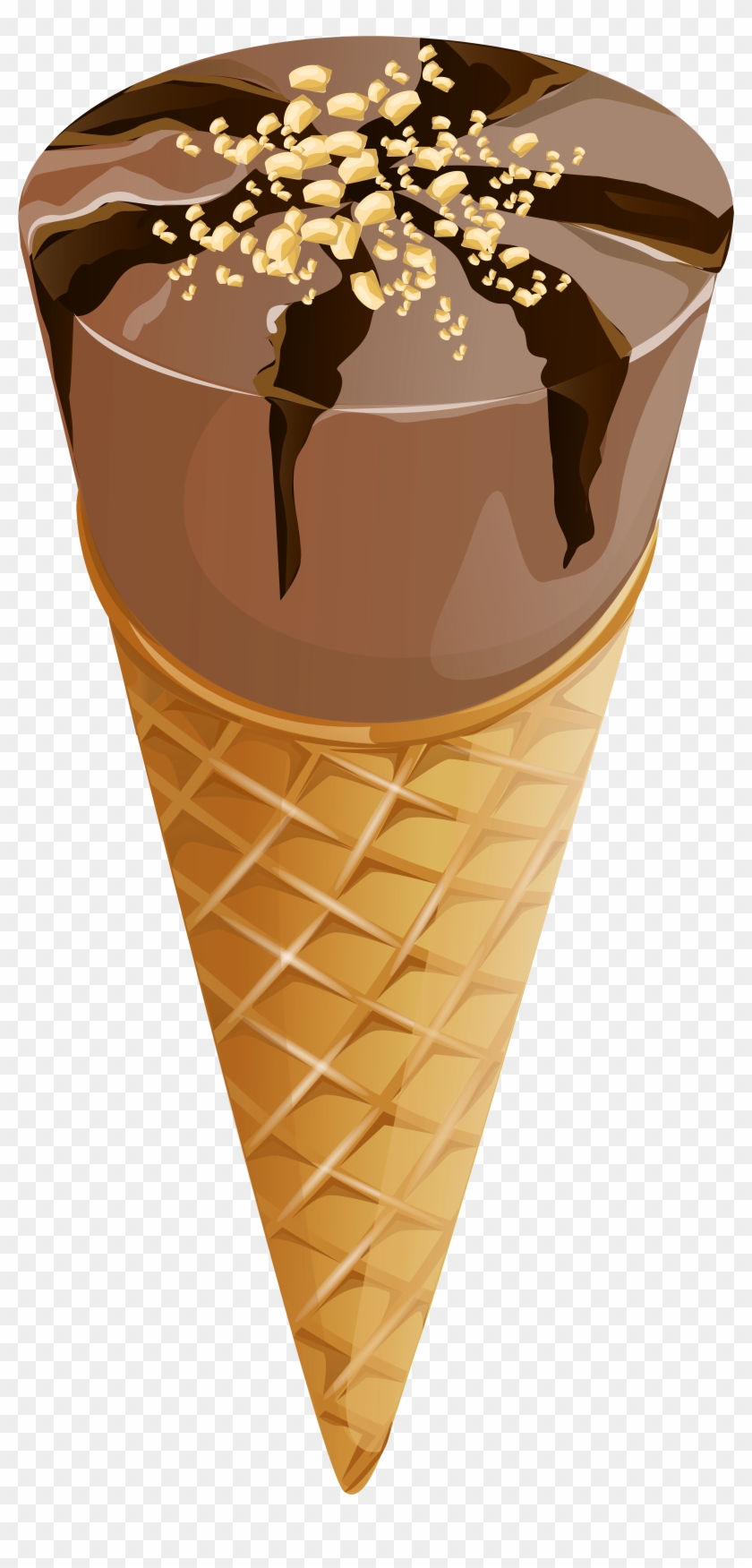 Chocolate Ice Cream Transparent Png Clip Art Image - Clip Art