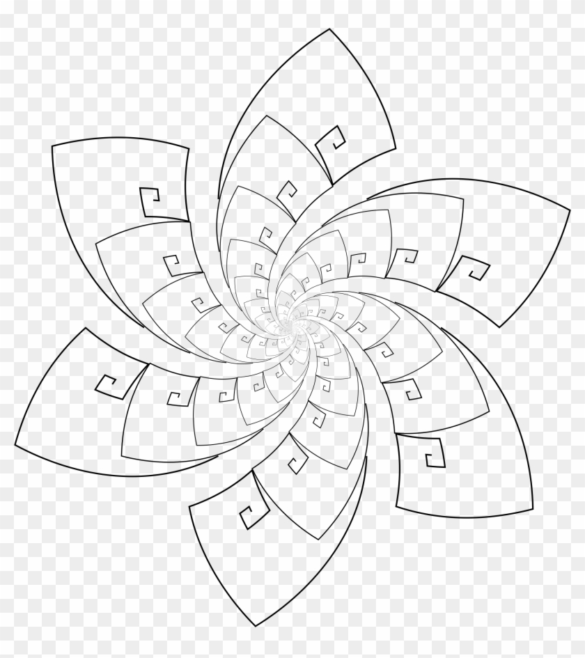 Big Image - Flower Golden Ratio Design Clipart #988826