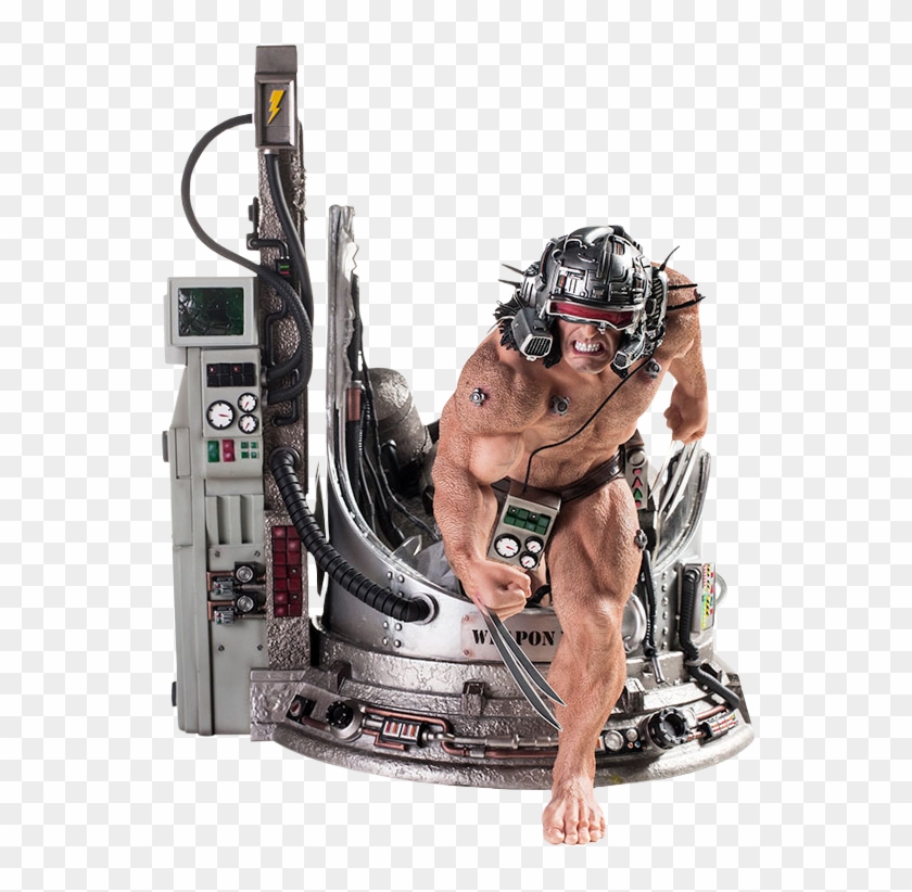 Weapon X Wolverine 1/4 Scale Diorama Statue - Iron Studios Weapon X Clipart