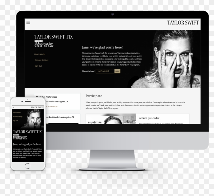 Taylor Swift Verified Fan Clipart