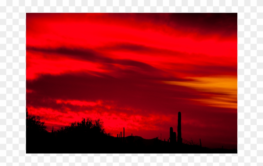 Sunset In The Desert, Cashadvance6online - Red Desert Sunset Clipart #991050