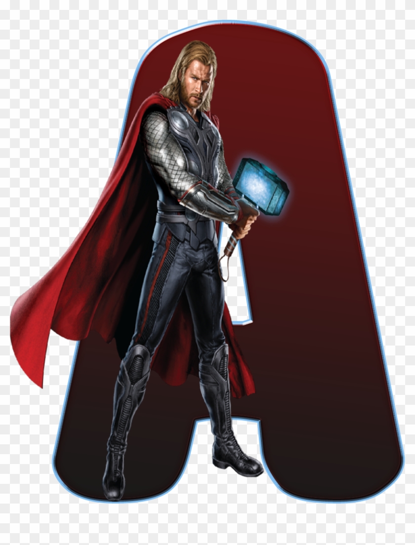 Thor, Hulk Spiderman, Creative Lettering, Superhero - Letras Para Imprimir Thor Clipart