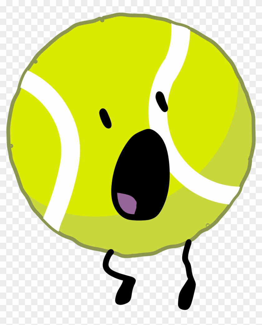 Tennis Ball - Tennis Ball Battle For Dream Island Clipart