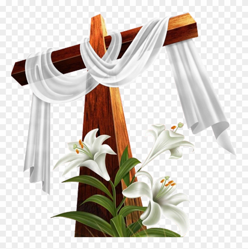 Cruz Em Png - Happy Easter Christian Clipart