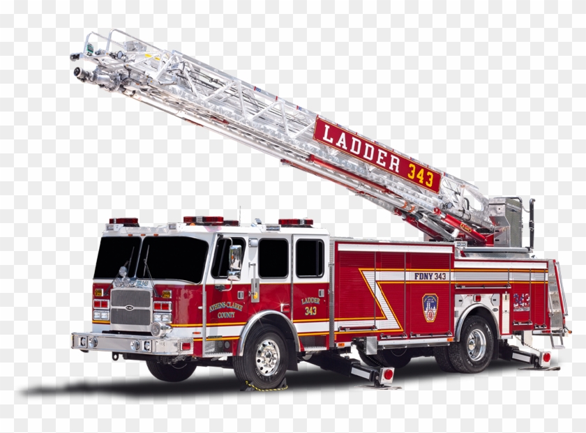 Manueverable And Capable - E One Metro 100 Ladder Clipart