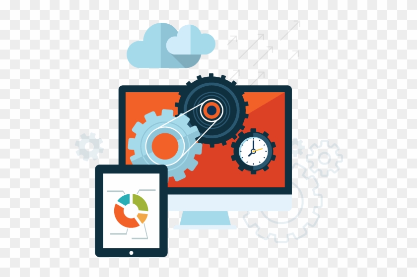 Seo Case Study - Web Service Png Flat Clipart