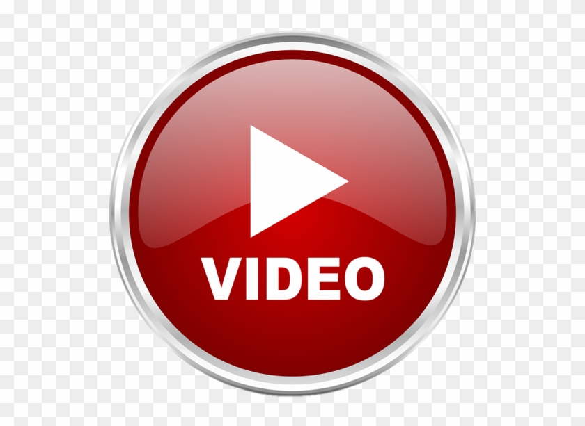 Video-button - Video Button Red Png Clipart (#992577) - PikPng