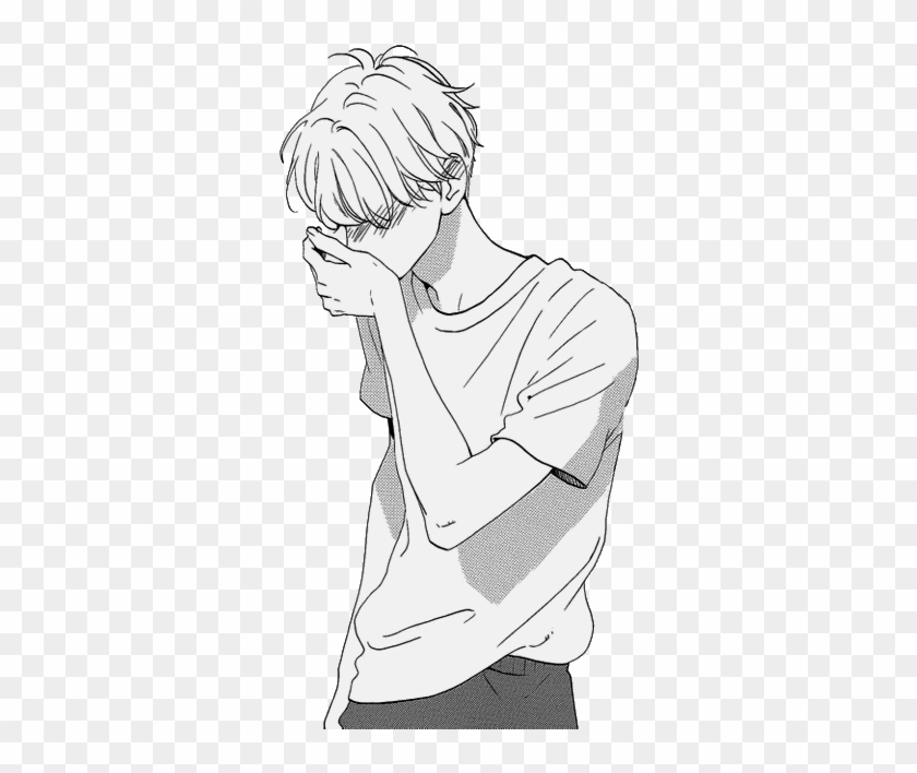Blushing Anime Boy - Hirunaka No Ryuusei Mamura Png Clipart