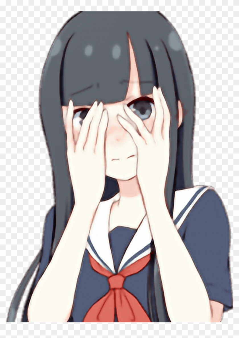 Blush Sticker - Anime Clipart