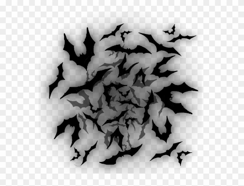 Swarm Bats - Illustration Clipart #993045
