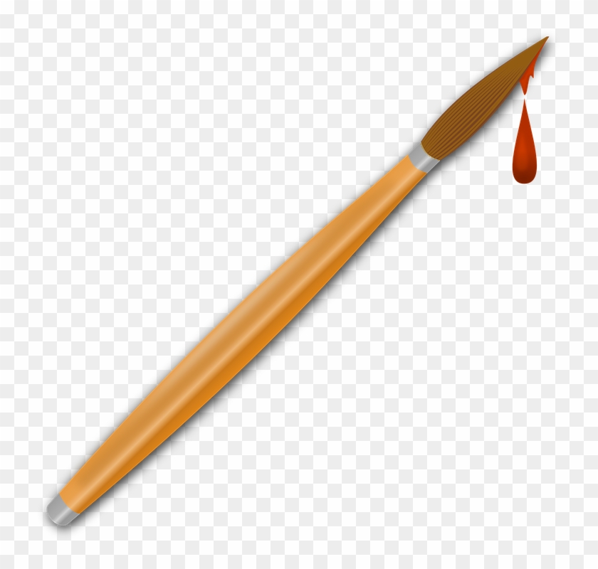 Cartoon Transparent Paintbrushes Clipart