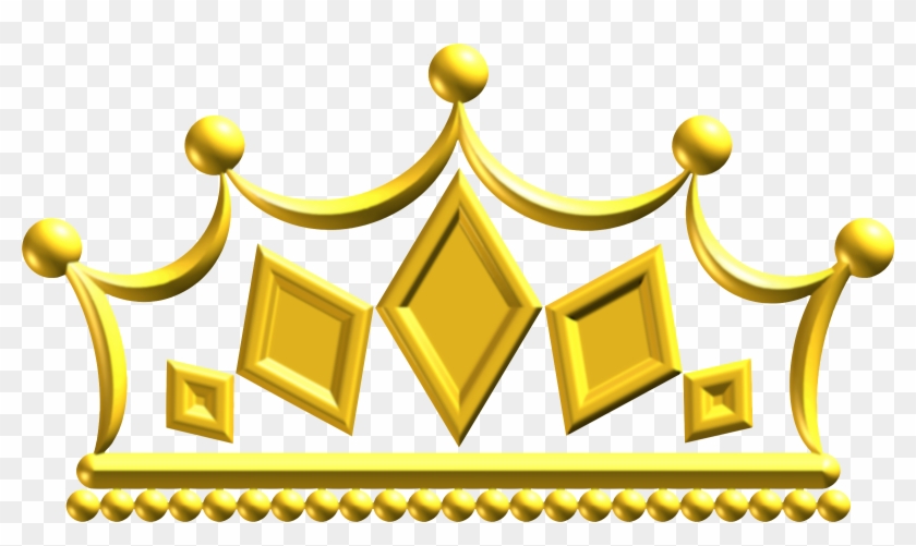 Medium Image - Clipart Gold Crown Transparent - Png Download