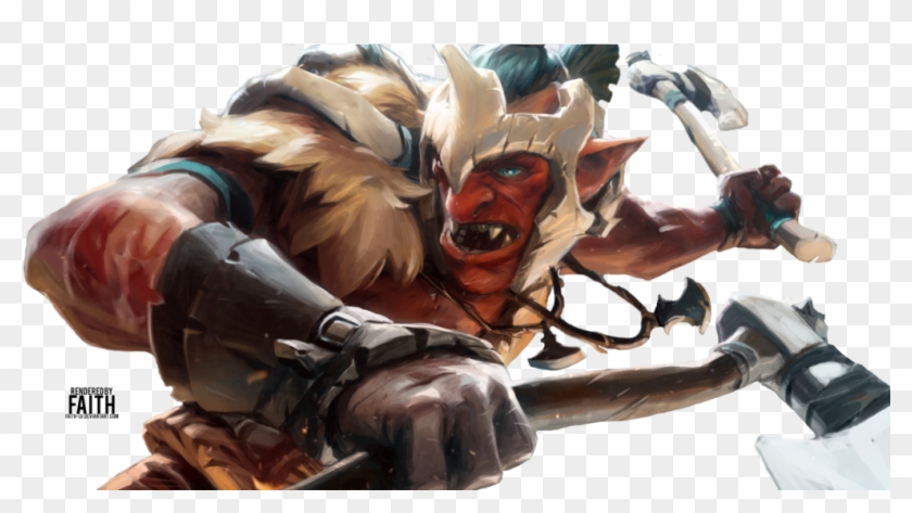 Troll Warlord Build Guide - Troll Dota 2 Png Clipart #994382