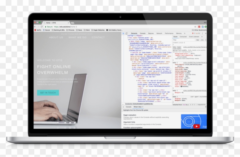 Otis Website Code - Output Device Clipart