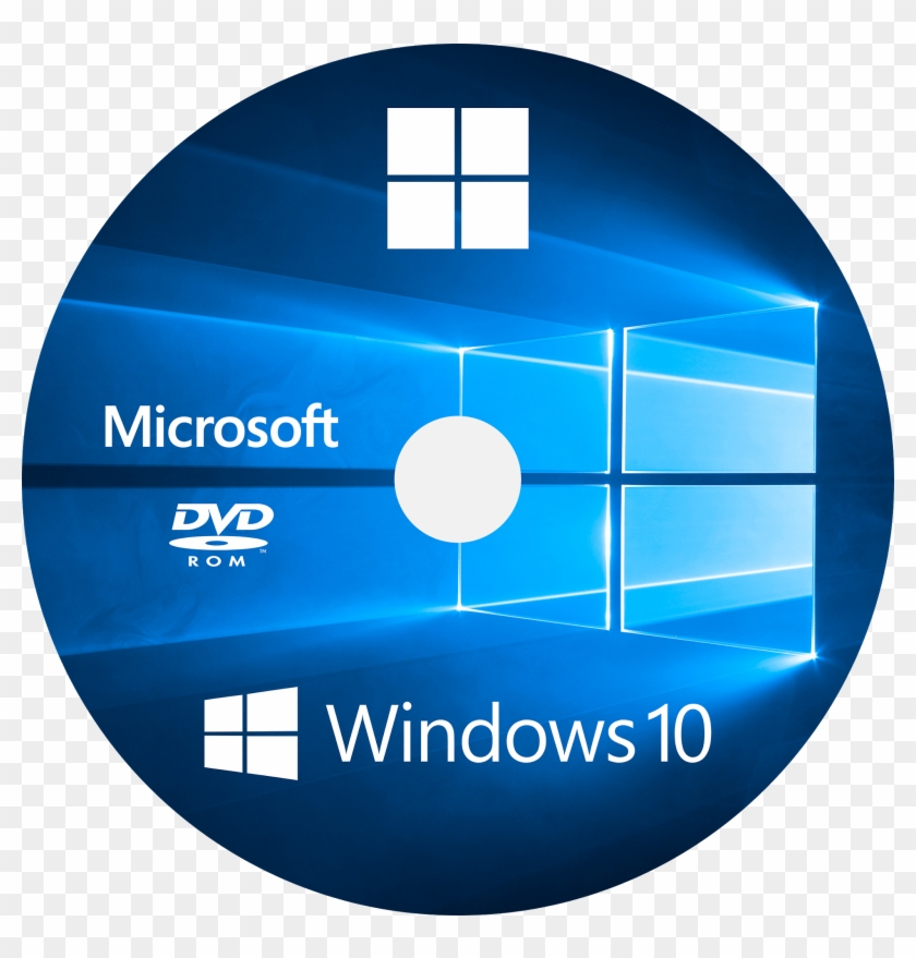 Windows 10 Logo Transparent Png - Windows 10 Dvd Clipart #994788