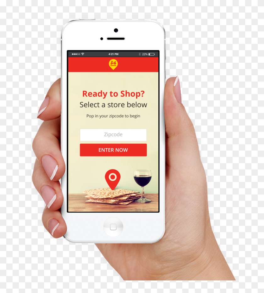 Png Hand With Mobile , Png Download Clipart