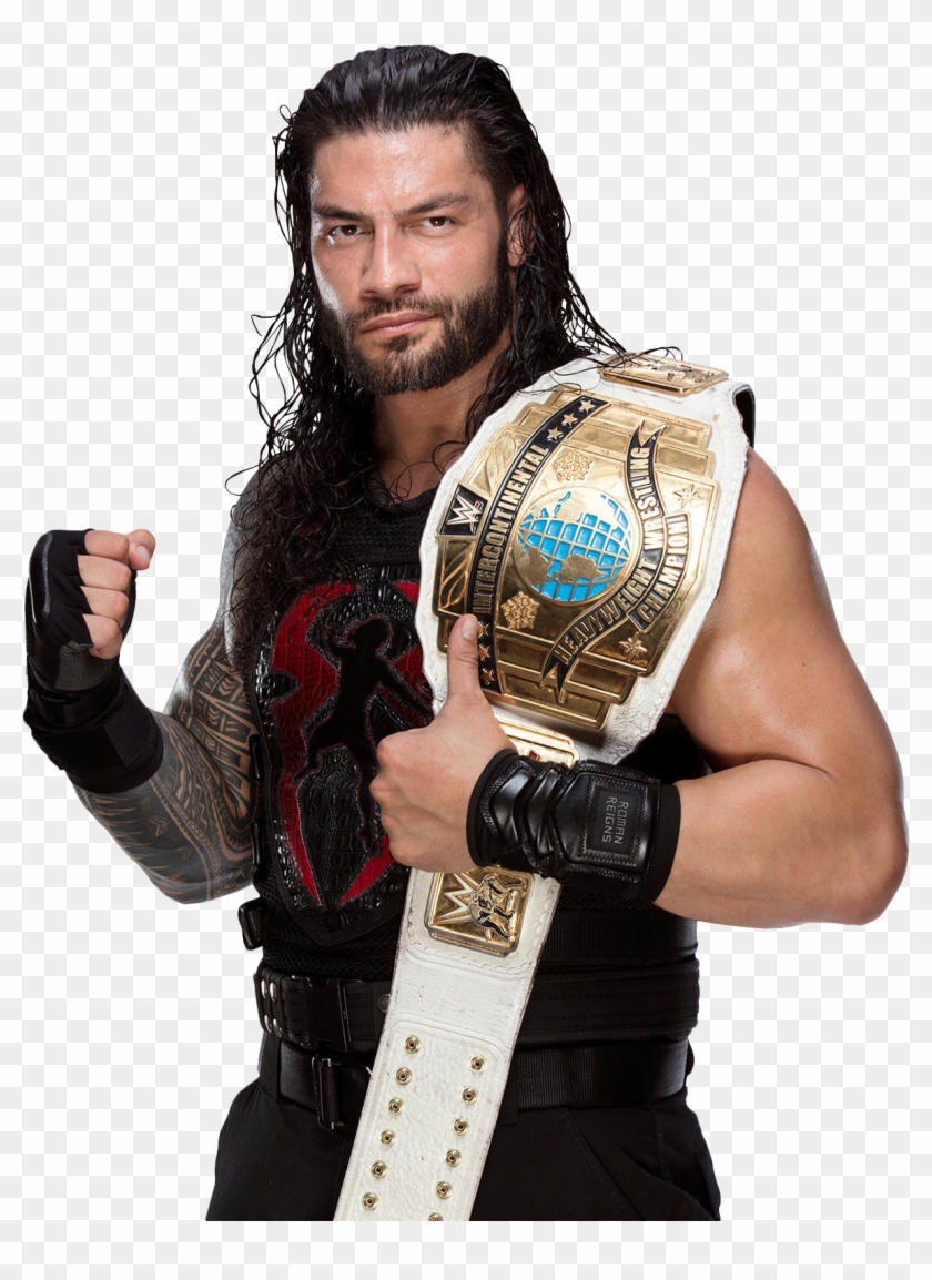 Yükle Roman Reigns Wwe Raw Wwe Intercontinental Championship - Roman Reigns 2018 Png Clipart