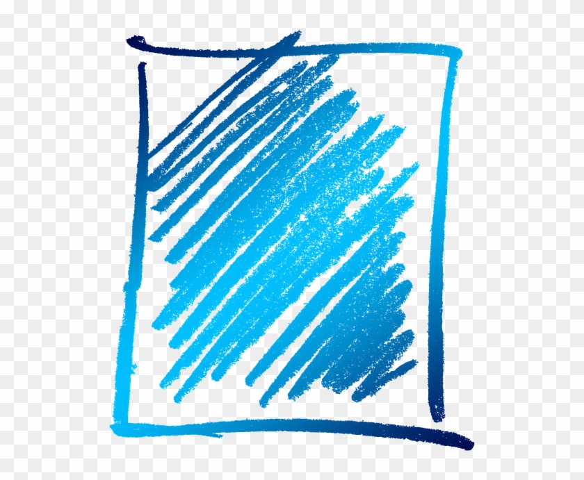 Box, Hatch, Doodle, Frame, Scratches, Oblique - Color Pencil Scratches Clipart