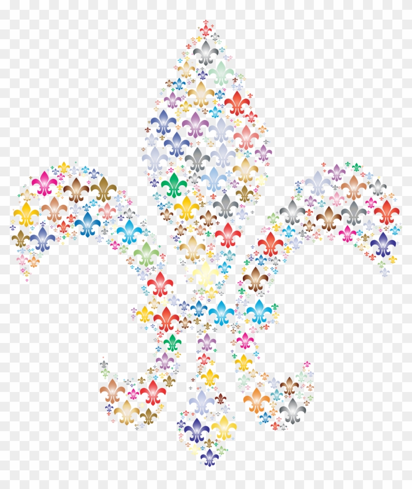 This Free Icons Png Design Of Colorful Fleur De Lis Clipart #995791