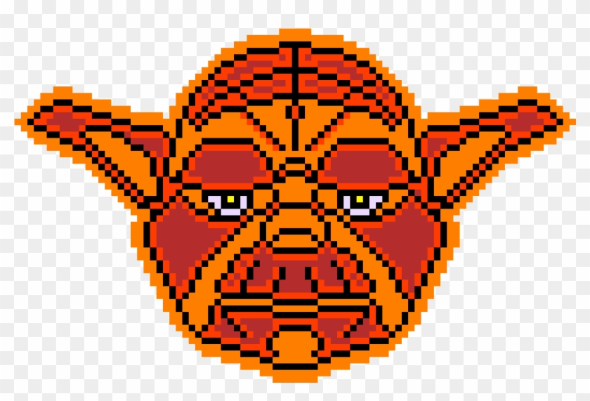 Darth Yoda - Pixel Art Circle Clipart #995814