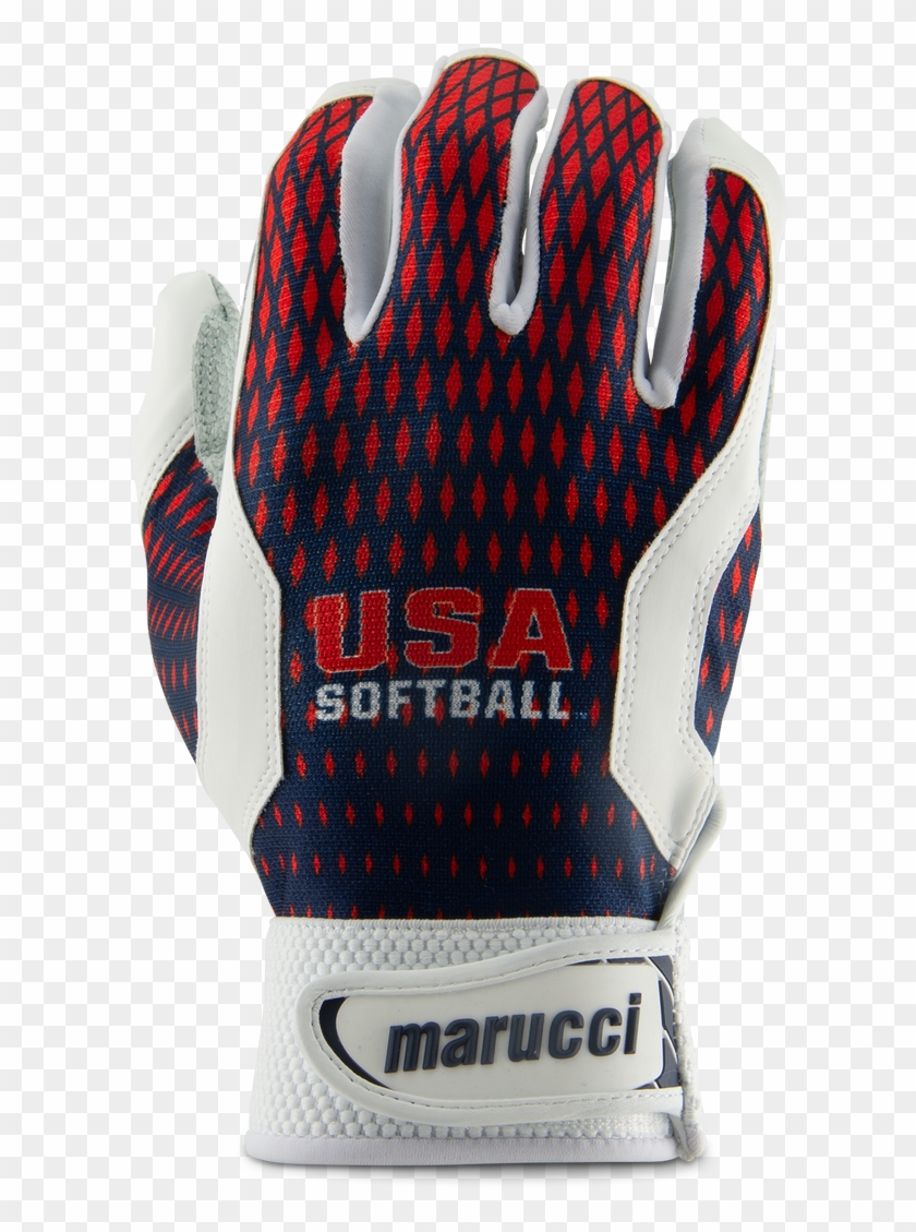 Youth Usa Softball Two-tone Batting Gloves - Football Gear Clipart
