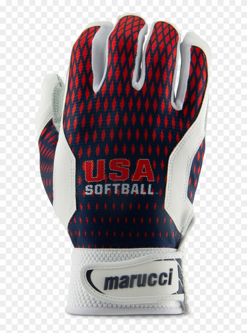 Youth Usa Softball Two-tone Batting Gloves - Football Gear Clipart #995913