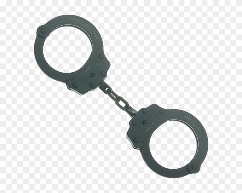 Peerless Black Standard Handcuffs - Magnifying Glass Clipart #996183