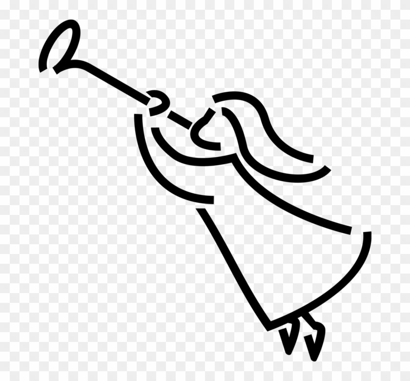 Png Transparent Download Blows Horn Image Illustration - Angel Blowing Trumpet Png Clipart #996529