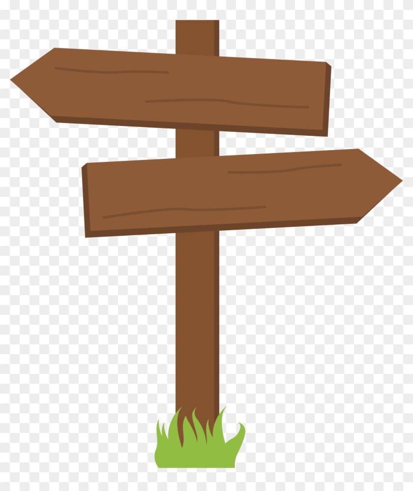 Camping Travel Sign Post - Road Trip Sign Png Clipart