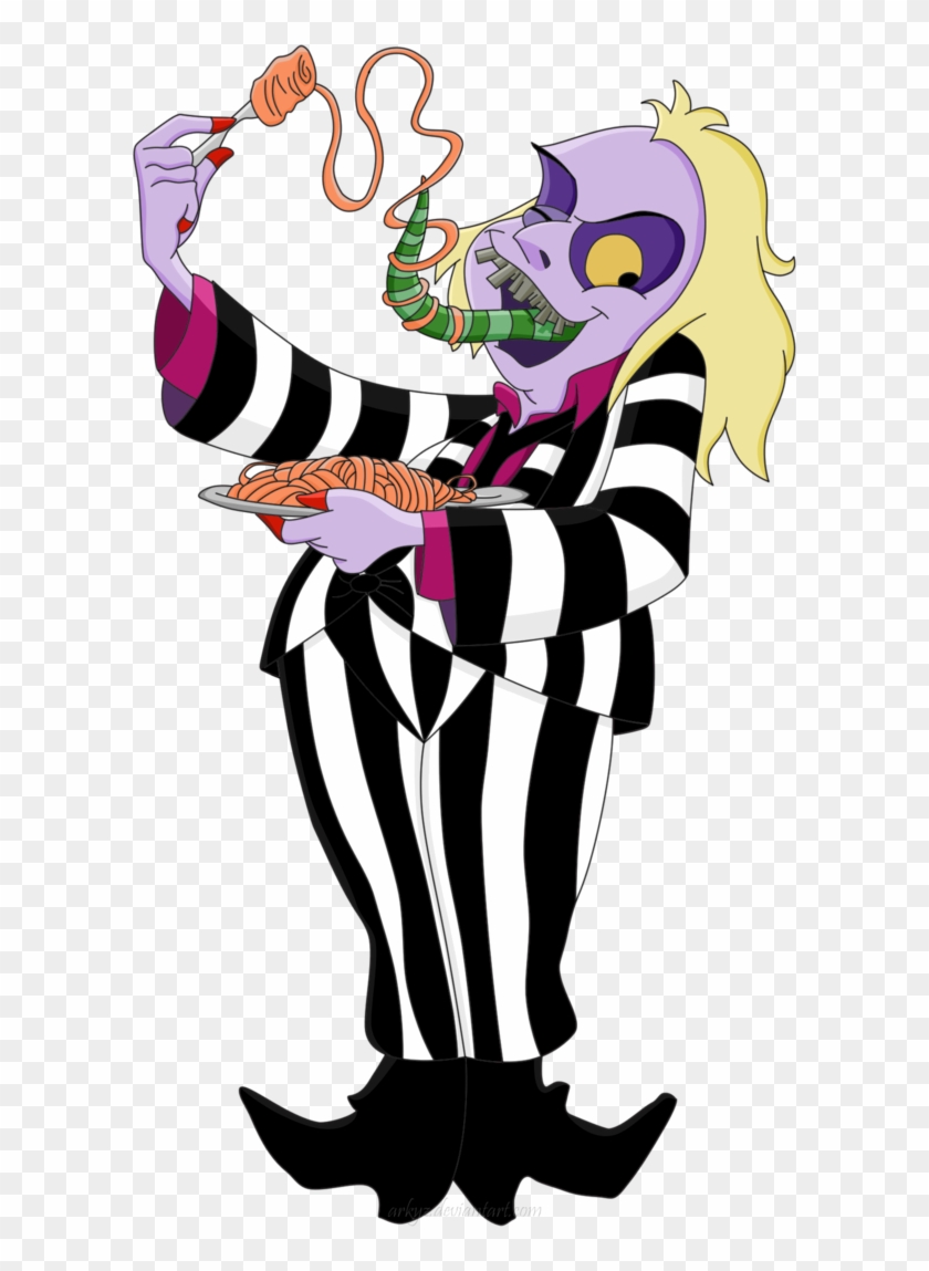 Spaghetti Twirl By Arkyz - Beetlejuice Cartoon Png Clipart