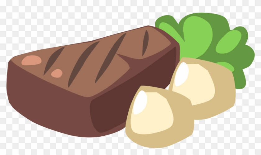 Grilled Food Clipart Steak Meal - Grilled Steak Vector Png Transparent Png