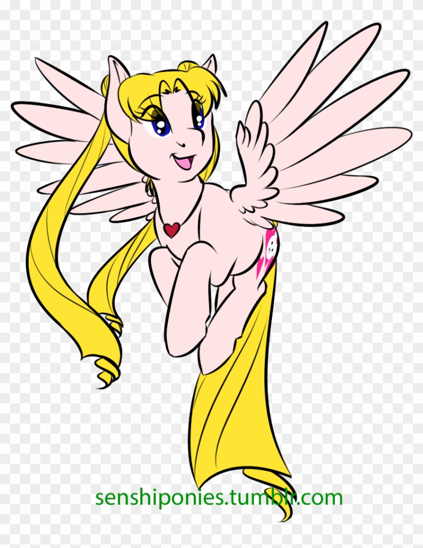Kourabiedes, Ponified, Safe, Sailor Moon, Simple Background, - Cartoon Clipart #997943