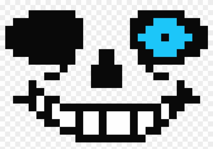 Sans Eye Transparent - Undertale Sans Face Blue Eye Clipart