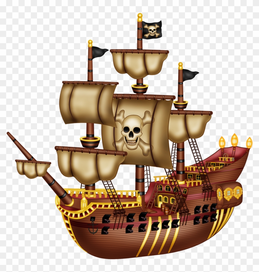 Planks Clipart Pirate Ship - Pirate Ships Clipart - Png Download