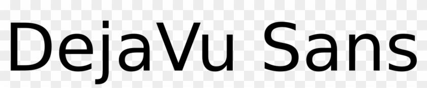 Dejavu Sans Font - Graphics Clipart #998163