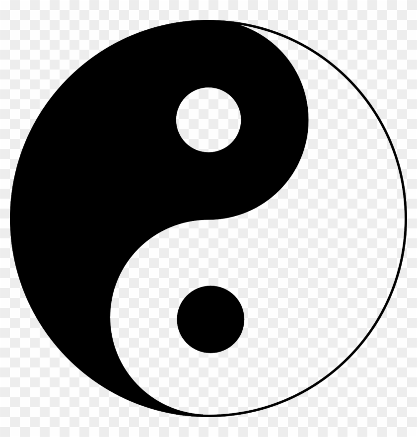 Pictures Of Ying Yang Symbol - Yin Yang Clipart #998663