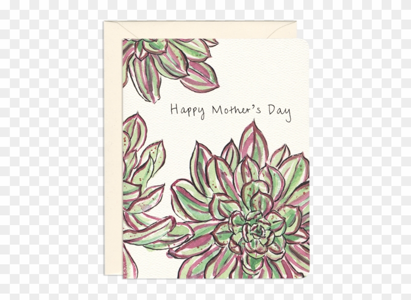 Mother's Day Plant Greeting Card - Protea Clipart