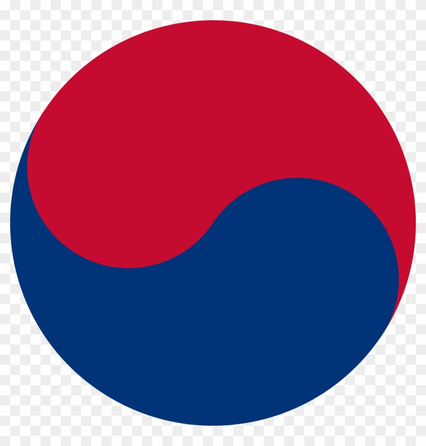 Korean Taegeuk Symbol - 태극 문양 Clipart #998915