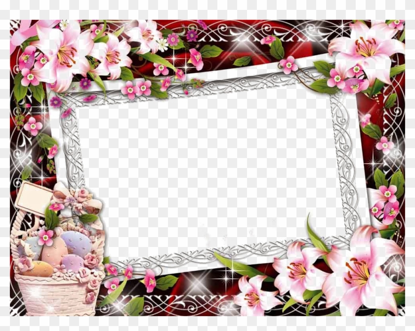 Easter Frames Png Background Image - Moldura Para Uma Foto Em Png Clipart #999279