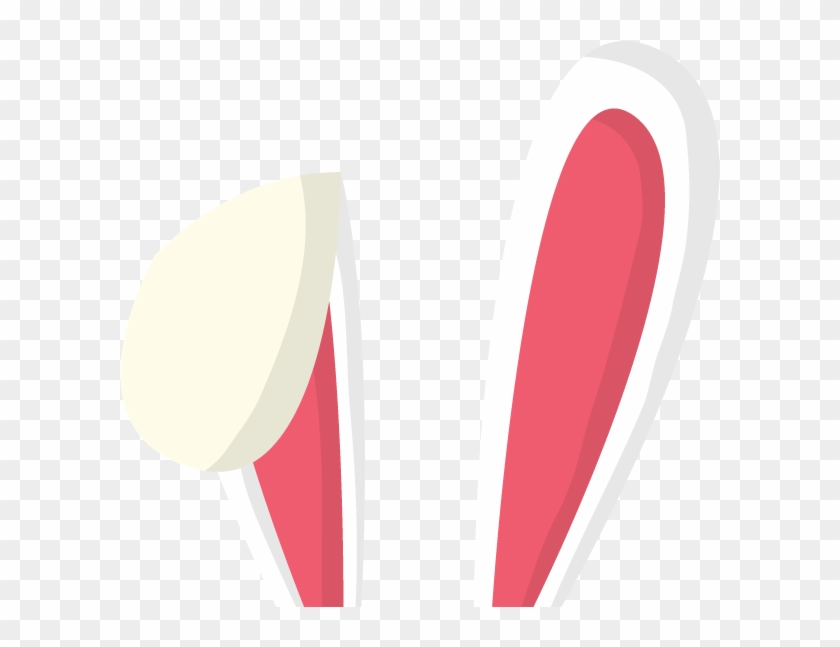 Bunny Ears Easter - Oval Clipart